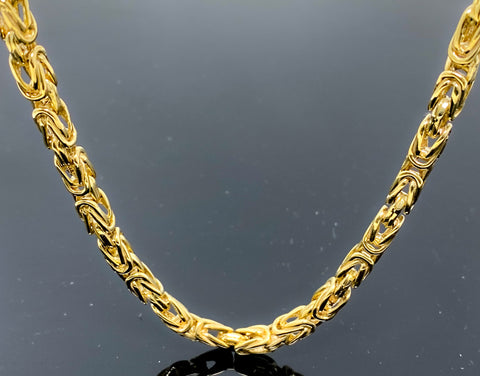 Byzantine Link Necklace (28"/83.3gr/10kt)