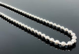 Diamond Cut Ball Link Necklace (26"/32.2gr/14kt)