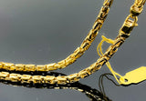 Byzantine Link Necklace (28"/57.6gr/10kt)
