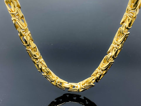 Byzantine Link Necklace (28"/160.1gr/10kt)