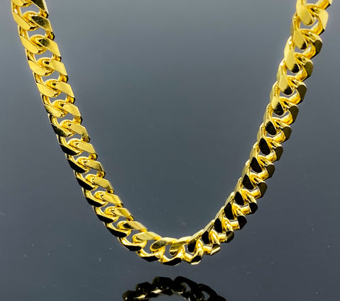 Cuban Curb Link Necklace (24"/80.8g/14kt)