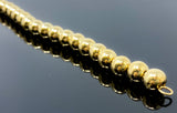 Ball Bead Link Bracelet (9.5"/48g/10kt)