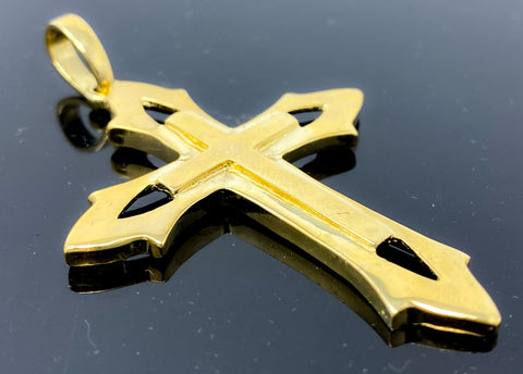 Cross Pendant Two Intertwined (10.8gr/10kt)