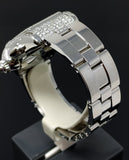 Cartier Roadster Chrono XL with 6.77 Carat Double Diamond Bezel Men's Watch