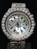 Breitling Bentley 6.75 Chronograph Men's Watch with Approx. 25 Carat of Diamonds