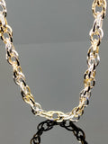 Spiral Dual-Tone Necklace (16"/16.5gr/18kt)