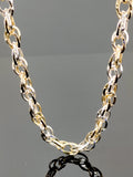 Spiral Dual-Tone Necklace (16"/16.5gr/18kt)