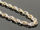 Spiral Dual-Tone Necklace (16"/16.5gr/18kt)