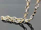 Spiral Dual-Tone Necklace (16"/16.5gr/18kt)