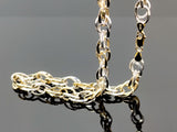 Spiral Dual-Tone Necklace (16"/16.5gr/18kt)