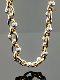 Harmony Dual-Tone Necklace (18"/47.2gr/14kt)
