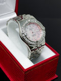 Breitling Starliner A71340 Pink MOP Diamond-Encrusted Ladies' Watch