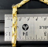 Intertwined Fancy Link Necklace (26"/102gr/10kt)