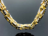 Byzantine Link Two-Tone Necklace (26"/110.7gr/10kt)