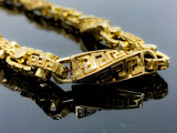 Greek Twisted Versace Style Link Necklace (30"/317.2gr/10kt)
