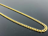 Cuban Curb Link Necklace (24"/16.2g/14kt)