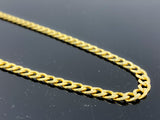 Cuban Curb Link Necklace (24"/16.2g/14kt)