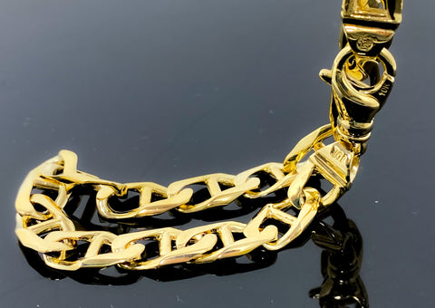 Gucci Mariner Style Link Bracelet 22.7gr 10kt White House Jewellery Inc