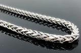 Wheat Link White Gold Necklace (24"/27.3gr/14kt)