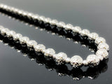 Diamond Cut Ball Link Necklace (26"/32.2gr/14kt)