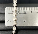 Diamond Cut Ball Link Necklace (26"/32.2gr/14kt)