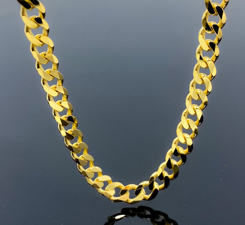 Cuban Curb Link Necklace (24"/35.3g/14kt)