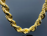 Rope Link Necklace (28"/140.3g/10kt)