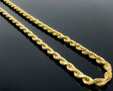 Rope Link Necklace (28"/140.3g/10kt)