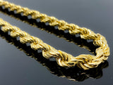 Rope Link Necklace (28"/140.3g/10kt)