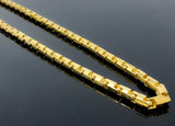 Fancy Octagon Link Necklace (28"/122.4g/10kt)