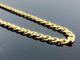 Diamond Cut Mariner Link Necklace
