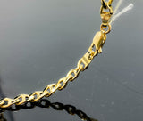 Diamond Cut Mariner Link Necklace