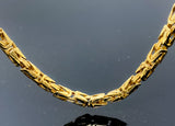 Byzantine Link Necklace (28"/57.6gr/10kt)