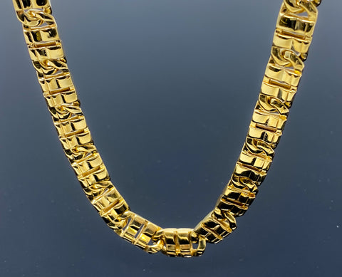 Mariner Fancy Link Necklace (28"/111gr/10kt)