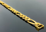 Figaro Link Bracelet (8.5"/28g/10kt