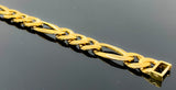Figaro Link Bracelet (8.5"/28g/10kt