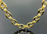 Gucci Mariner Style Link Necklace (28"/66gr/10kt)