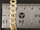 Diamond Cut Cuban Curb Link Necklace (26"/52g/10kt)