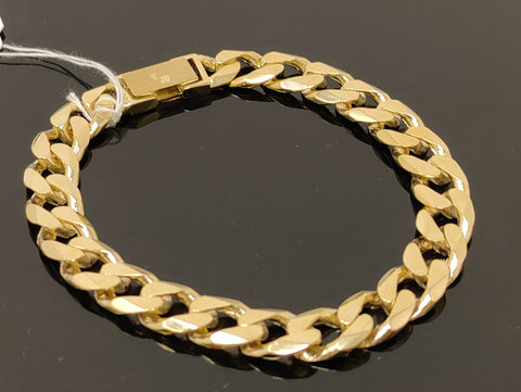 14K 10MM Curb Cuban Link Bracelet – FERKOS FJ