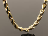 Intertwined Fancy Link Necklace (26"/98.2gr/10kt)