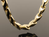 Intertwined Fancy Link Necklace (26"/98.2gr/10kt)