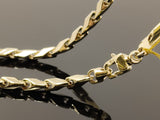 Intertwined Fancy Link Necklace (26"/98.2gr/10kt)