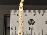 Intertwined Lock Fancy Link Necklace (26"/67.7gr/10kt)