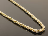 Intertwined Fancy Link Necklace (28"/108.3gr/10kt)