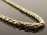 Intertwined Fancy Link Necklace (28"/108.3gr/10kt)