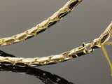 Intertwined Fancy Link Necklace (28"/108.3gr/10kt)