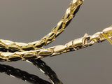 Intertwined Fancy Link Necklace (28"/108.3gr/10kt)
