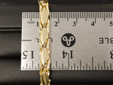 Intertwined Fancy Link Necklace (28"/108.3gr/10kt)