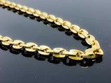 Fancy Double Oval Style Link Necklace