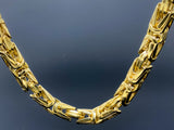Byzantine Link Necklace (28"/160.1gr/10kt)